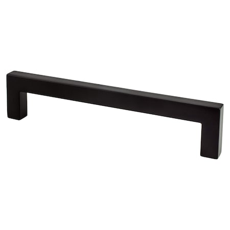 Berenson Contemporary Advantage One 128mm CC Matte Black Square Pull 9014-4055-P